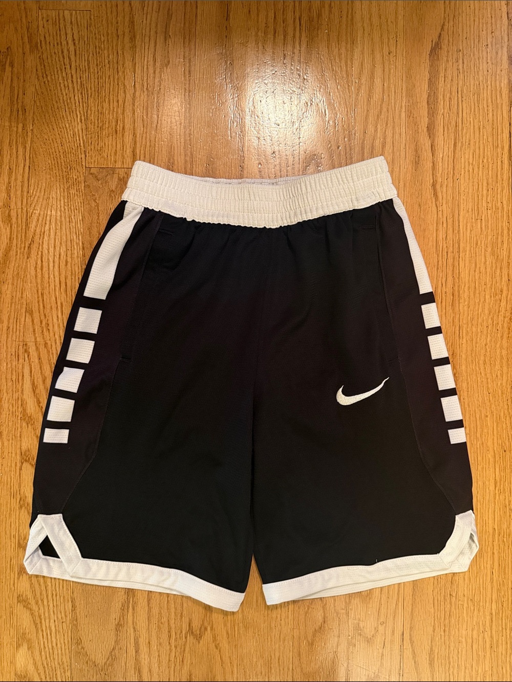 Nike Black and White Training Basketball Shorts